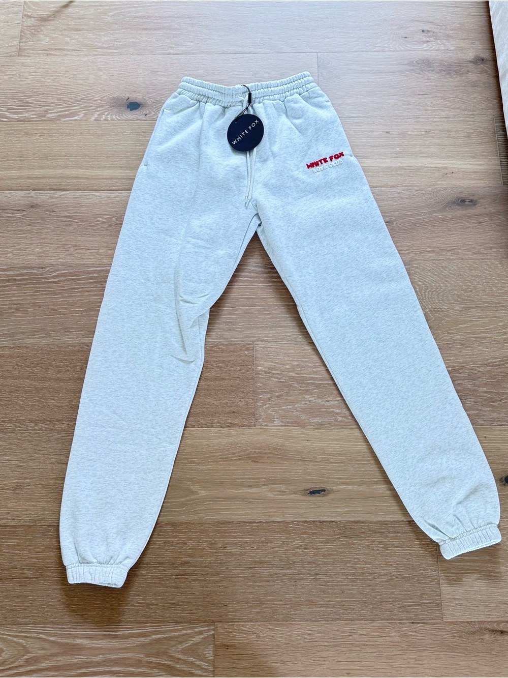 White Fox  Love Club Grey Marle sweatpants Size XXS NWT matching top in my shop